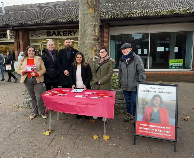 Naushabah at her monthly ward surgery