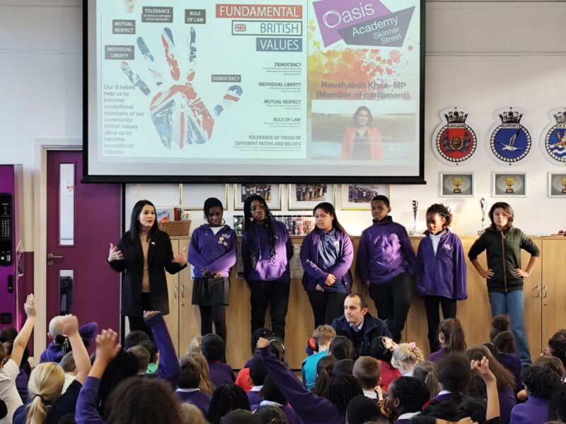 Visit to Oasis Academy